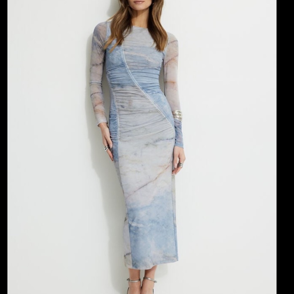 Dynamite side ruched Bodycon dress size M